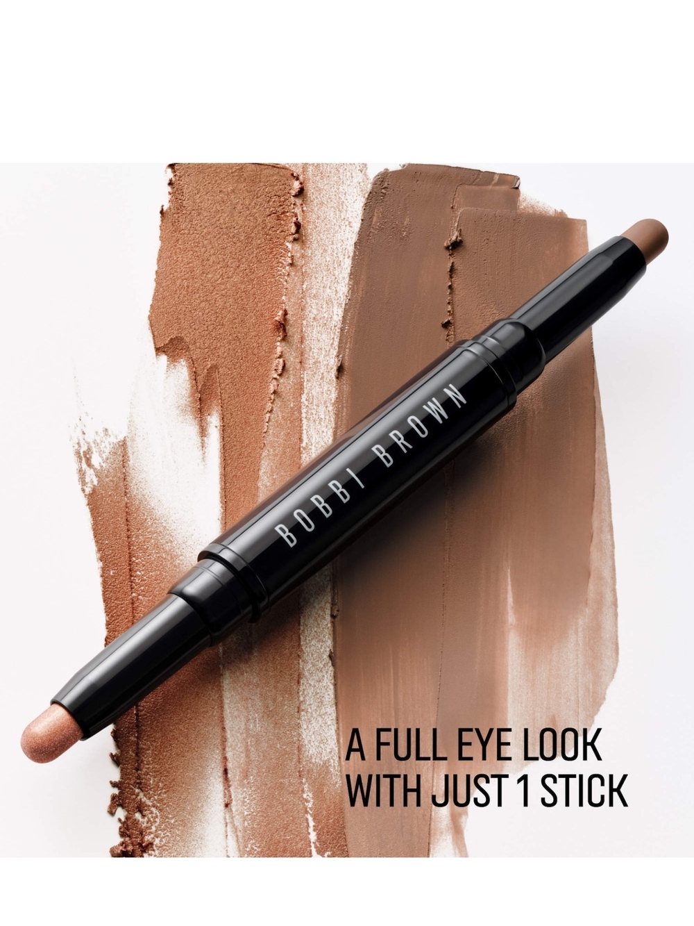 Bobbi Brown Dual-Ended Eye Shadow Stick In Milk Chocolate Shimmer & Midnight Bwn - Picture 4 of 5